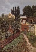 Alfred Sisley Garden Path in Louveciennes oil painting reproduction